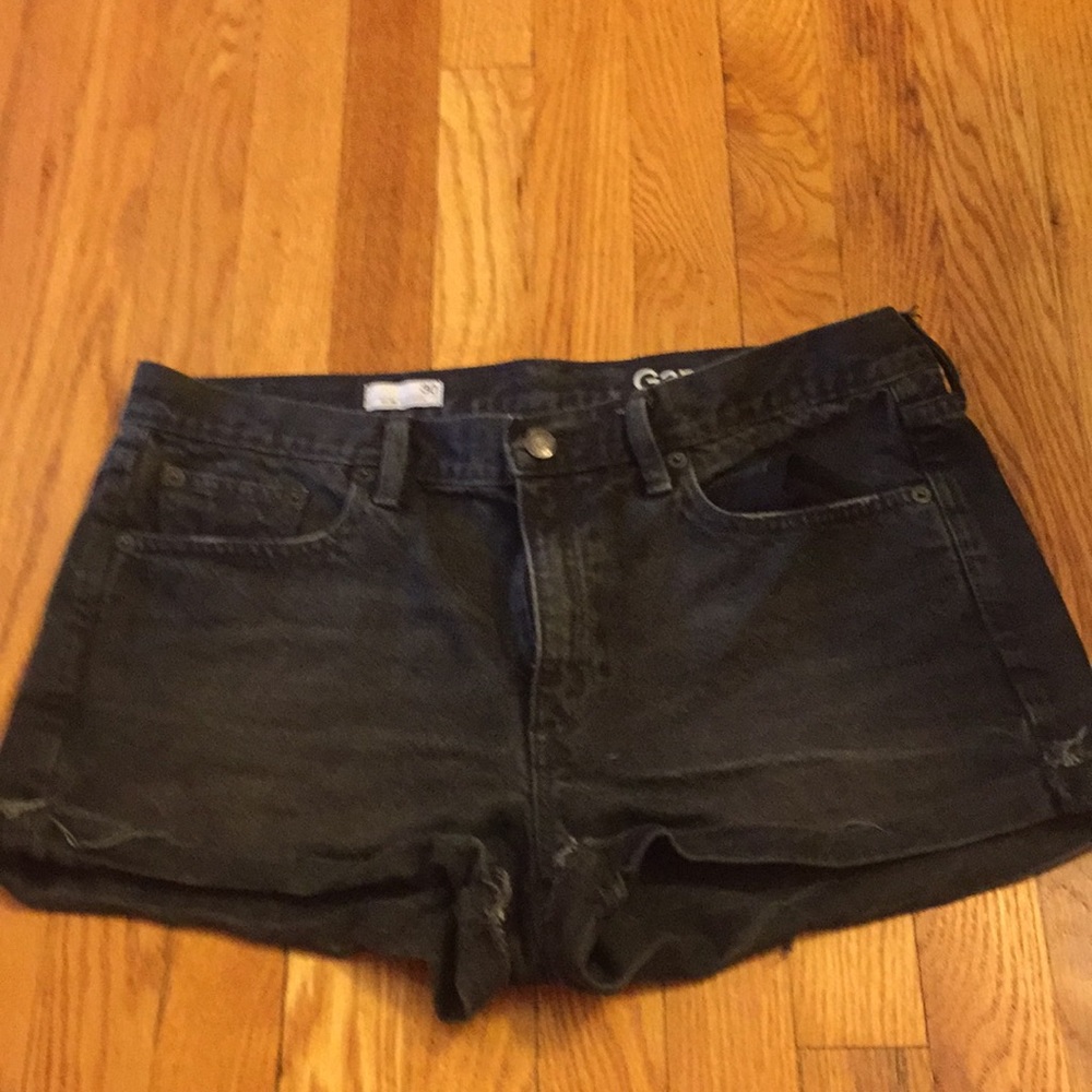 Gap black Jean shorts slim fit